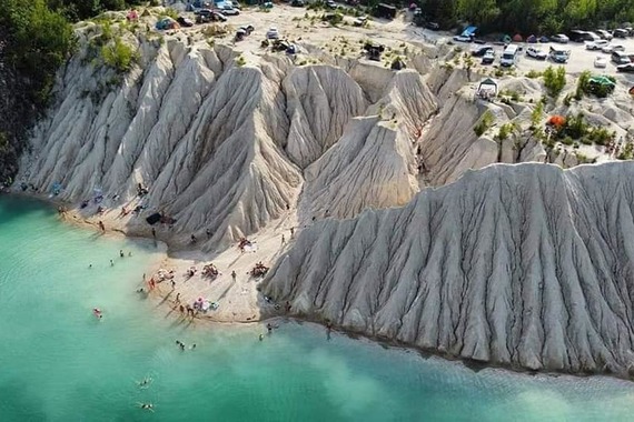 Картинка купание в Букском каньоне